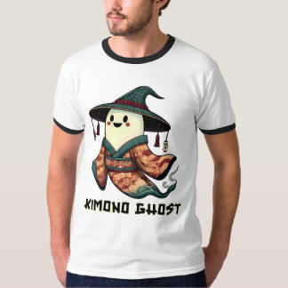 T-shirt Kimono fantôme - Trick ou régal - Happy halloween
