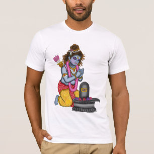 T-Shirt: Kind Rama beim Shiva-Anbeten T-Shirt