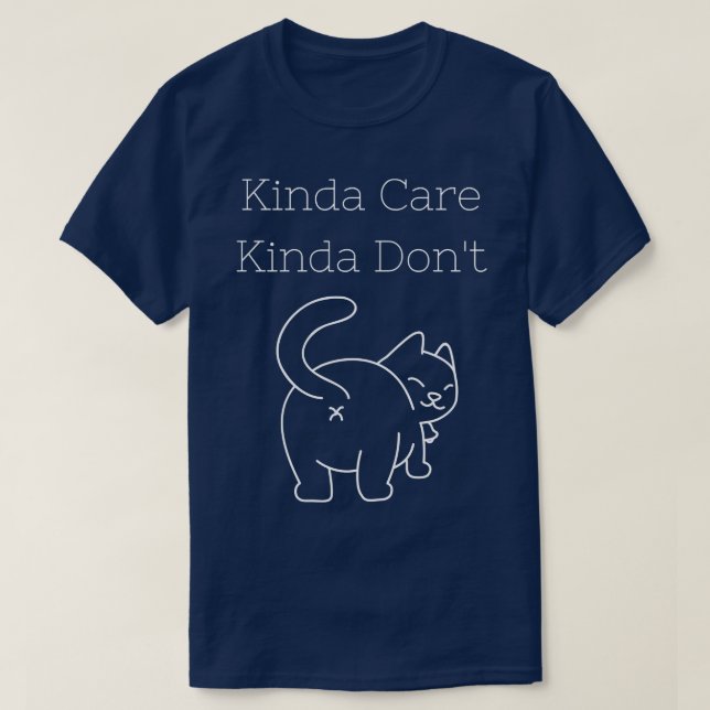 T-shirt Kinda e Kinda Dont (Design devant)