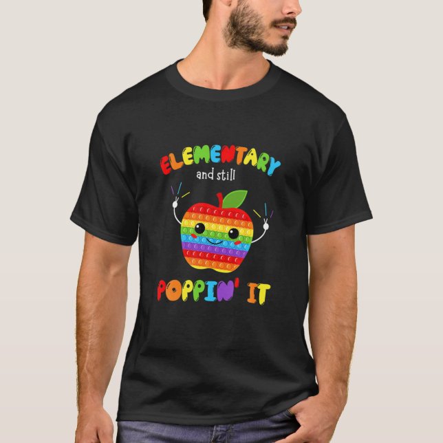 T-shirt Kinder Crew Funny Kindergarten Enseignant 1Er Jour (Devant)