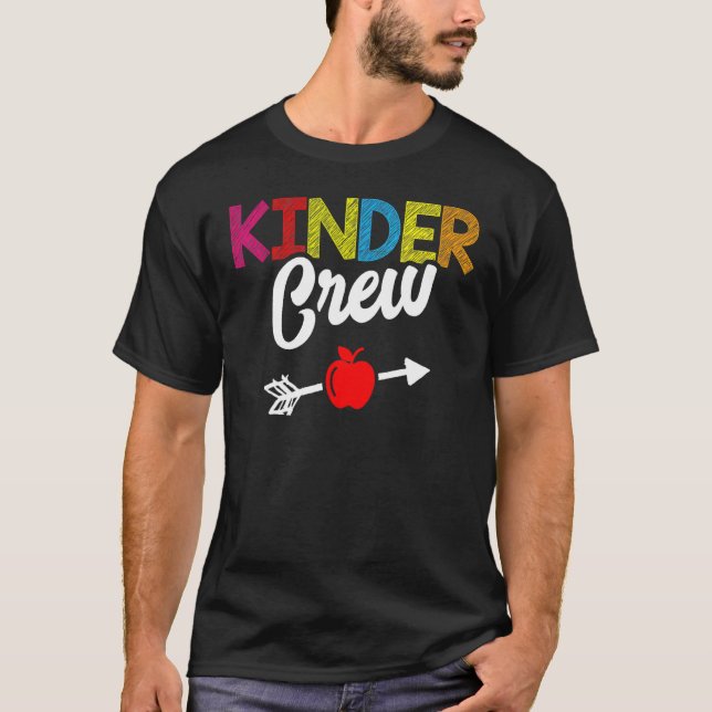 T-shirt Kinder Crew jardin d'enfants Enseignant Enfants de (Devant)