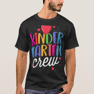 T-shirt Kinder Crew Kindergarten Enseignant 1er Jour De L'