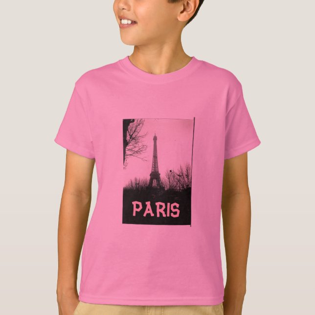 T - Shirt, Kinder-/Eiffel-Turm T-Shirt (Vorderseite)