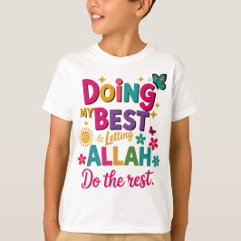 T-Shirt-Kinder islamische Kleidung. T-Shirt