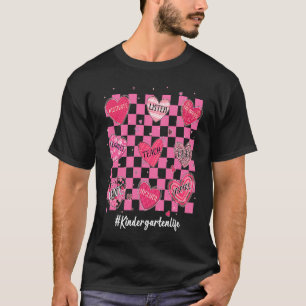 T-shirt Kindergarten Coeurs Enseigner l'amour Inspirer fem