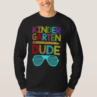 T-shirt Kindergarten Dude   Funny Pencil First Day School 