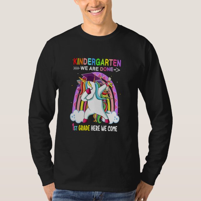 T-shirt Kindergarten Graduation Magical Unicorn  1 (Devant)
