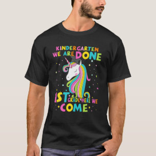 T-shirt KINDERGARTEN Graduation Magique Unicorne 1ER GRADE