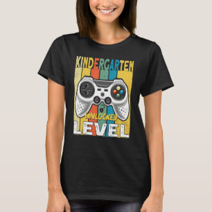 T-shirt Kindergarten Level Unlocked Video Game Back To Sch