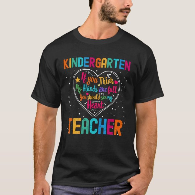 T-shirt Kindergarten Teacher Appreciation Week Back to Sch (Devant)