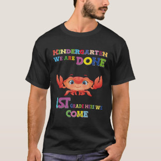 T-shirt Kindergen Nous Avons Fait 1Er Année Crabe