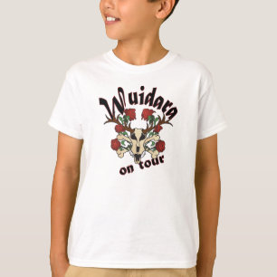 T-shirt Kindershirt motif : Cerf de tête de mort avec des