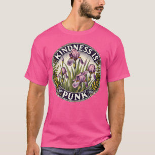 T-shirt Kinding Art Punk Purple Iris Fleur Artwork