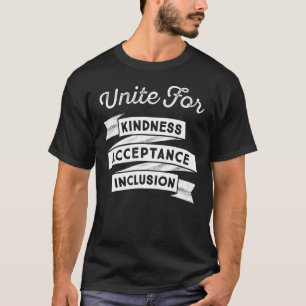 T-shirt Kindness Anti-Intimidation Genre Femmes Hommes & N
