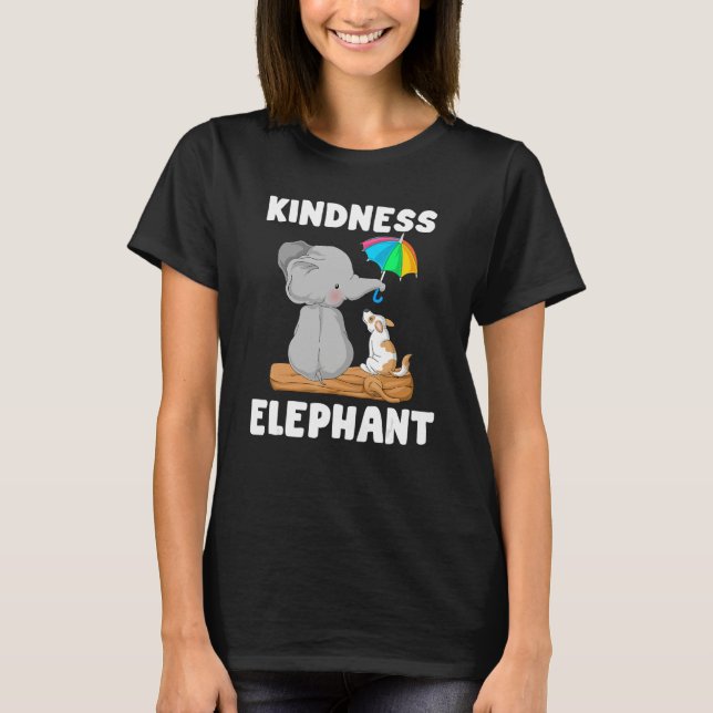 T-shirt Kindness elephant Unity Day  Orange Anti Bullying (Devant)