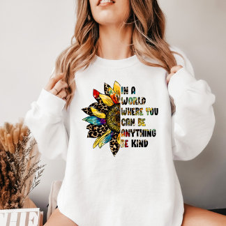 T-shirt Kindness, Good Vibe Women Sweatshirt