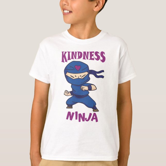 T-shirt Kindness Ninja (Devant)