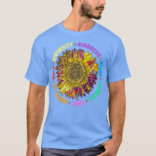 T-shirt Kindness Peace Equality Inclusion Droits de l'Homm