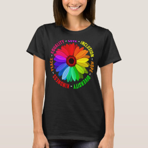 T-shirt Kindness Peace Equality Love Inclusion Hope Divers