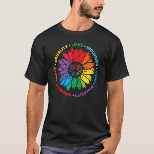 T-shirt Kindness Peace Equality Love Inclusion Hope Divers