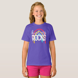 T-shirt Kindness Rocks Rainbow Girls