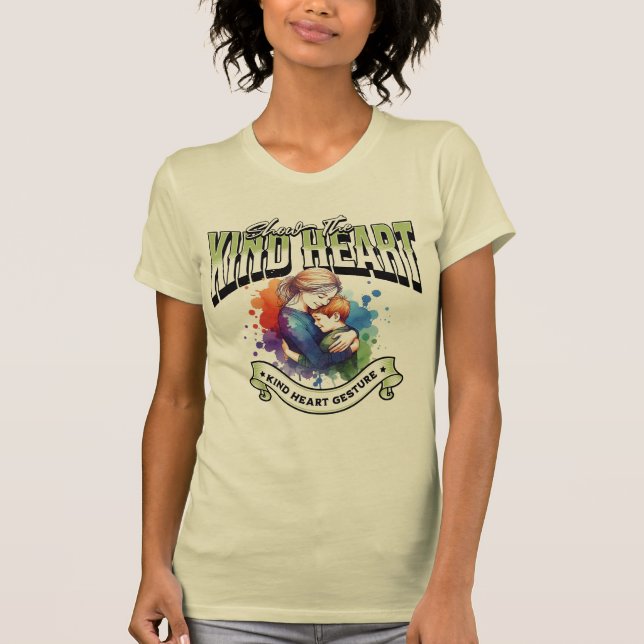 T-shirt Kindness - Typographie Inspirationnelle Te (Devant)