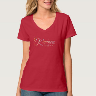 T-shirt Kindness V-Neck Tee - Nous connecte tous