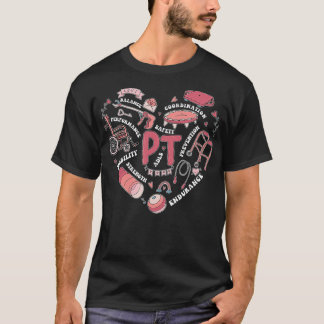 T-shirt Kinésithérapie PT Cœur Kinésithérapeute