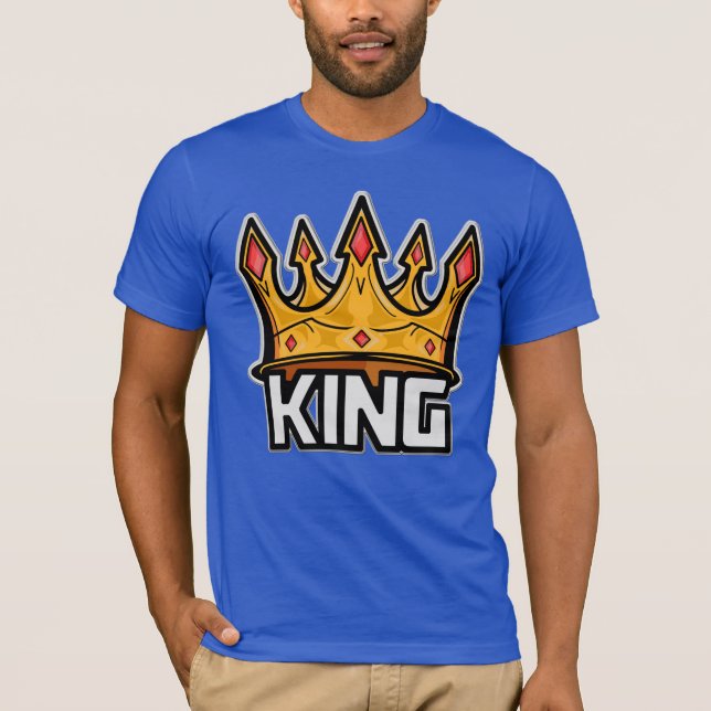 T-shirt King Crown élégant (Devant)