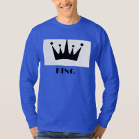 King Custom Texte Couronne Image Profond Royal Lon