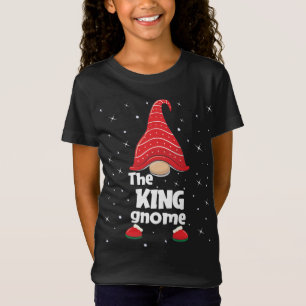T-Shirt King Gnome Famille Correspondant Noël Funny Pyjama