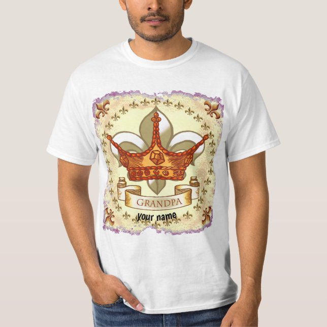 T-shirt King Grandpa (Devant)