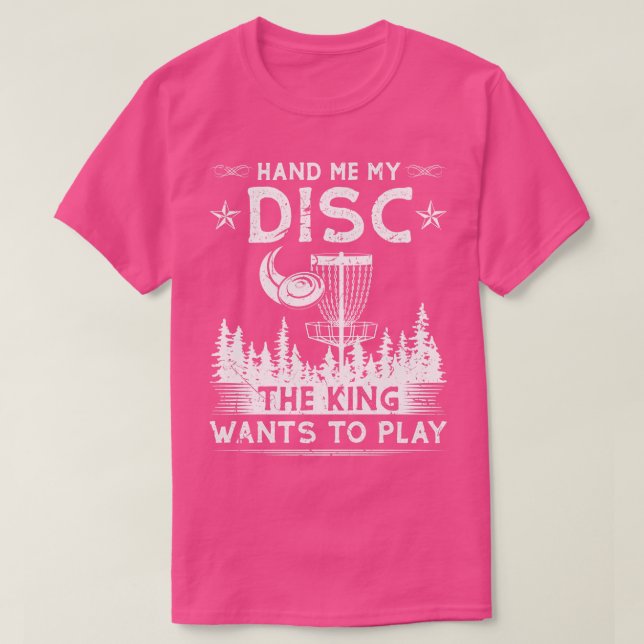 T-shirt King Of Disk Golf (Design devant)