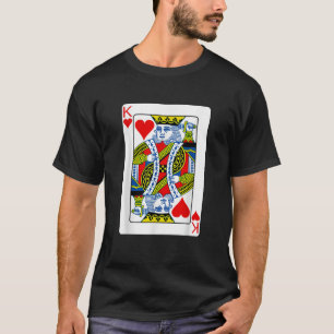 T-shirt King Of Hearts Jeu Carte Saint Valentin Costume