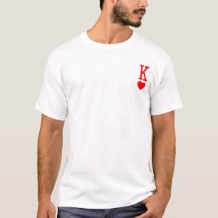 T-shirt King of Hearts King Queen Couple Halloween Costume