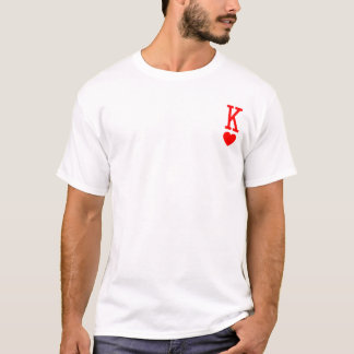 T-shirt King of Hearts King Queen Couple Halloween Costume