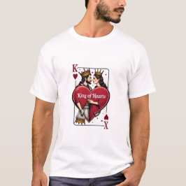 T-shirt King of Hearts - Royal Love Design