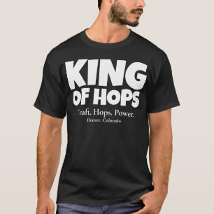 T-shirt King of Hops - Craft Power Custom
