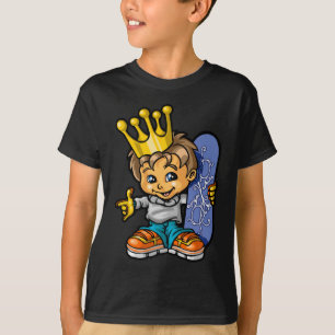 T-shirt King of snowboard