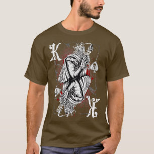 T-shirt King Of Spades Splatter King - Poker Design Vintag