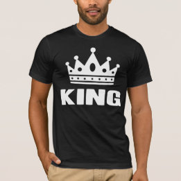 T-shirt King One Color Crown