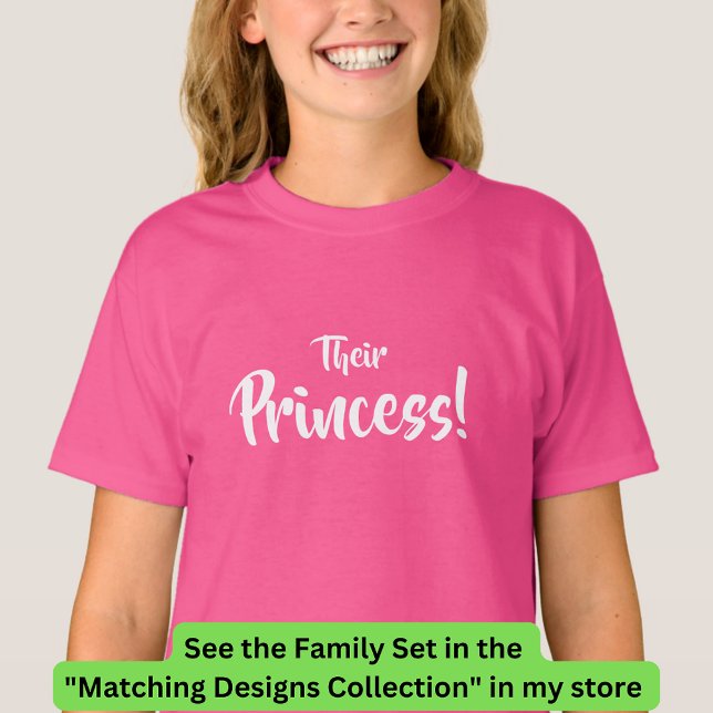 T-shirt King Queen, Prince, Leur Princesse Famille Corresp (Créateur téléchargé)