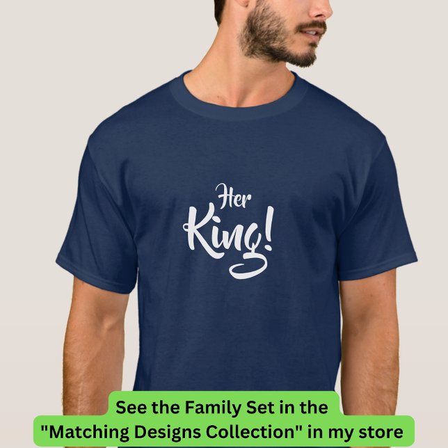 T-shirt King Queen Prince Princess Famille jumelée (Créateur téléchargé)