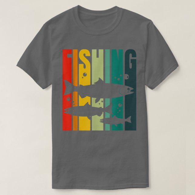T-shirt King Saumon Chinook Saumon Pêche  (Design devant)