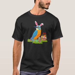 T-shirt Kingfisher Bird Oeuf de Pâques Chasse Bunny Kingfi