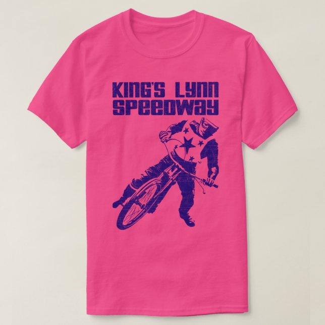 T-shirt Kings Lynn Speedway les années 70 Design1 (Design devant)