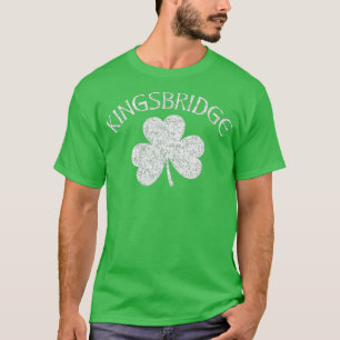 T-shirt Kingsbridge Bronx NY Shamrock irlandais en détres