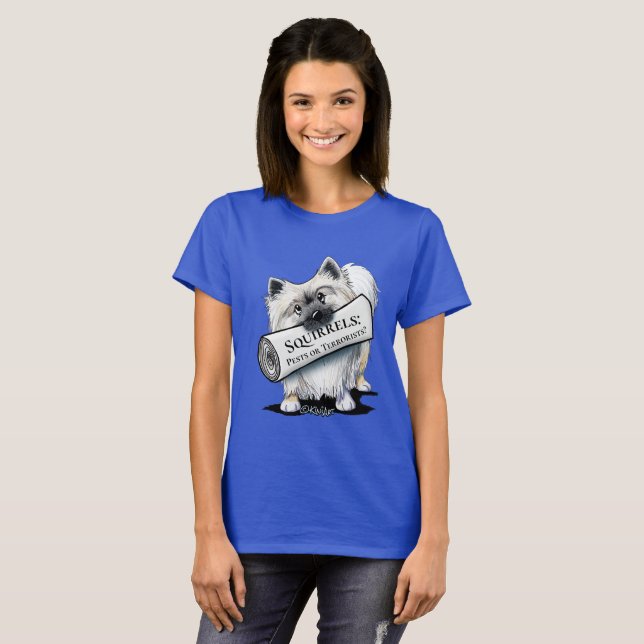 T-shirt KiniArt Chester doux Pom avec le journal (Devant entier)
