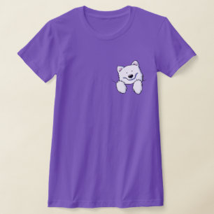 T-shirt KiniArt Pocket Puppy Esquimau américain