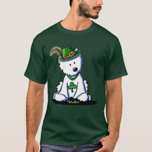 T-shirt KiniArt St. Patty's Day Westie